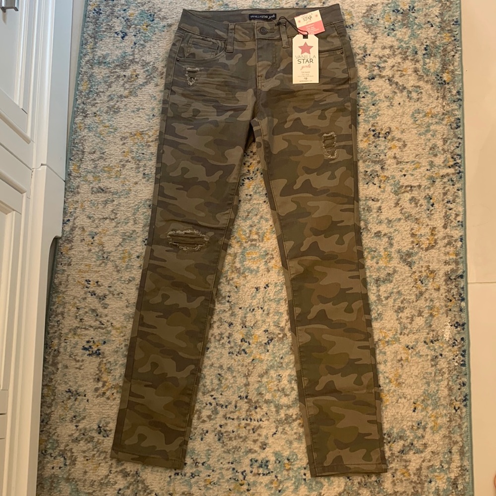 Camo design-mid rise-skinny jeans